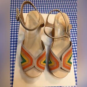 Charlotte Stone Donna Platform Sandals Size 7